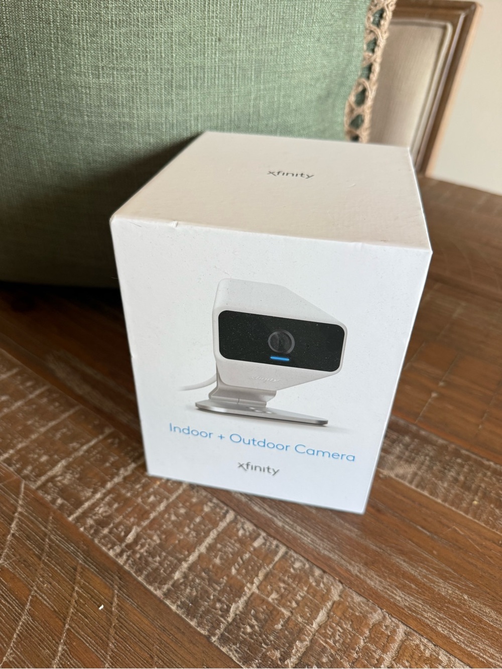 Xfinity Indoor + Outdoor Camera - White Never taken out of box.